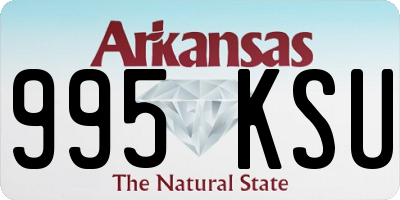 AR license plate 995KSU