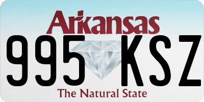 AR license plate 995KSZ