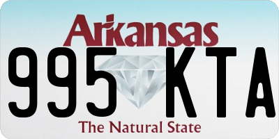 AR license plate 995KTA
