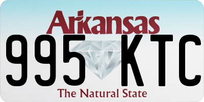 AR license plate 995KTC