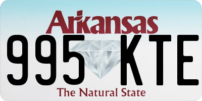 AR license plate 995KTE