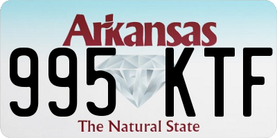 AR license plate 995KTF