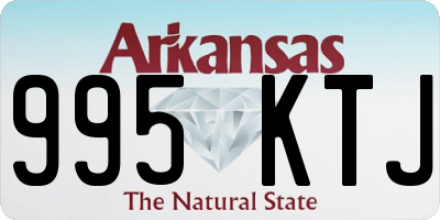 AR license plate 995KTJ