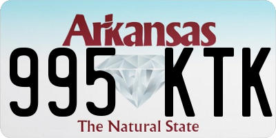 AR license plate 995KTK