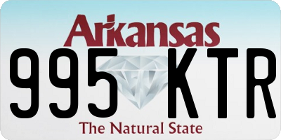 AR license plate 995KTR