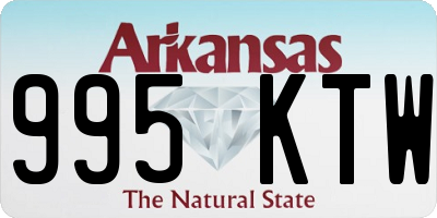 AR license plate 995KTW
