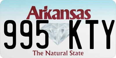 AR license plate 995KTY