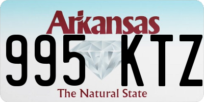 AR license plate 995KTZ