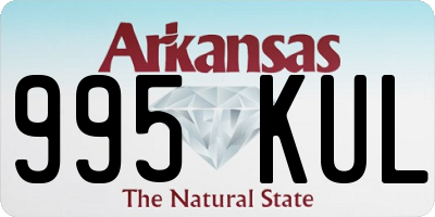 AR license plate 995KUL