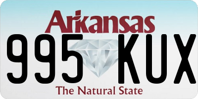 AR license plate 995KUX