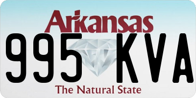 AR license plate 995KVA