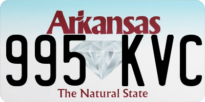 AR license plate 995KVC