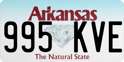 AR license plate 995KVE