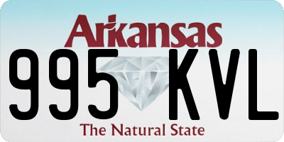 AR license plate 995KVL