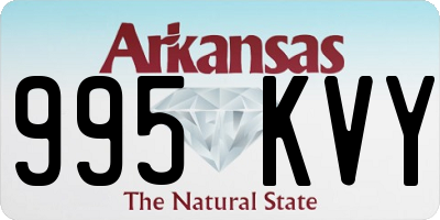 AR license plate 995KVY