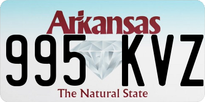 AR license plate 995KVZ