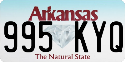 AR license plate 995KYQ
