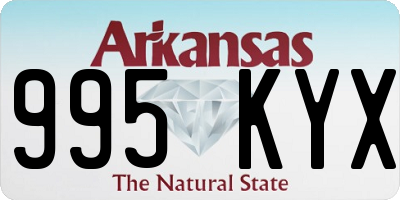 AR license plate 995KYX