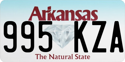 AR license plate 995KZA