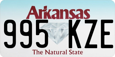 AR license plate 995KZE