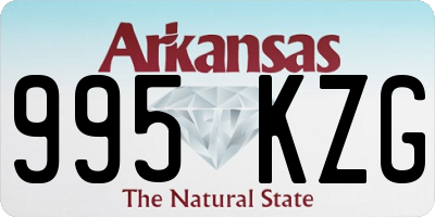 AR license plate 995KZG