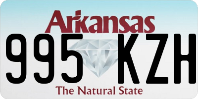 AR license plate 995KZH