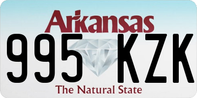 AR license plate 995KZK