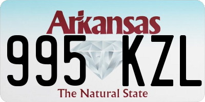 AR license plate 995KZL