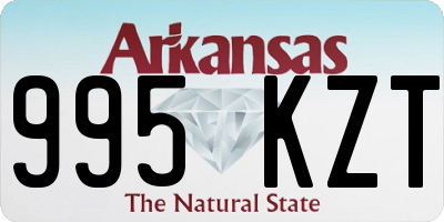 AR license plate 995KZT