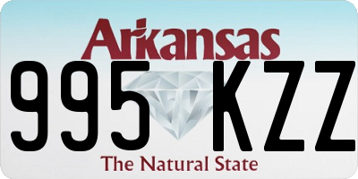 AR license plate 995KZZ