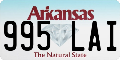 AR license plate 995LAI