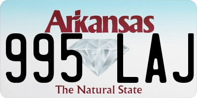 AR license plate 995LAJ
