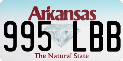 AR license plate 995LBB