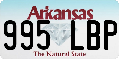 AR license plate 995LBP
