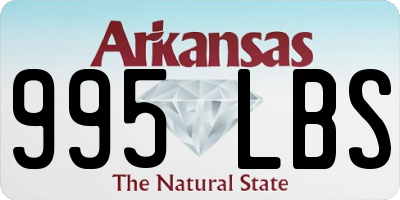 AR license plate 995LBS