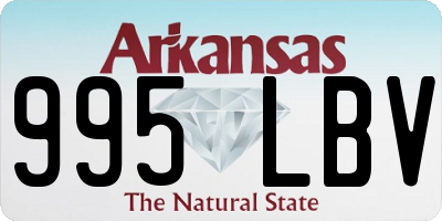 AR license plate 995LBV