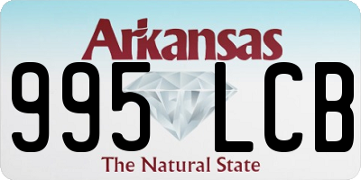AR license plate 995LCB