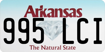 AR license plate 995LCI
