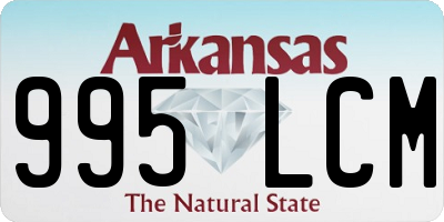 AR license plate 995LCM