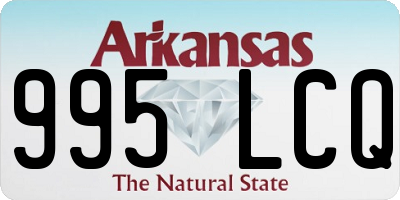 AR license plate 995LCQ