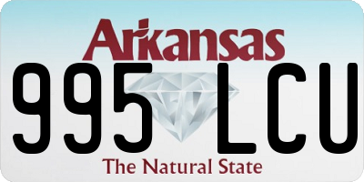 AR license plate 995LCU