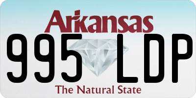 AR license plate 995LDP