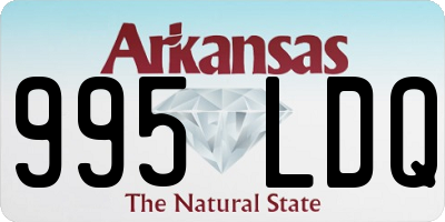 AR license plate 995LDQ