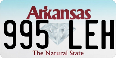 AR license plate 995LEH