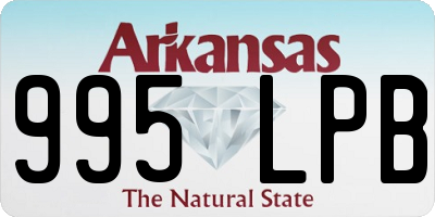 AR license plate 995LPB