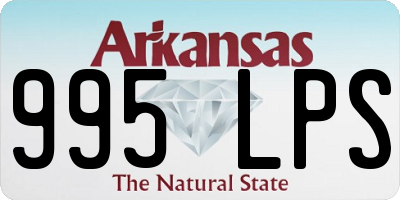 AR license plate 995LPS