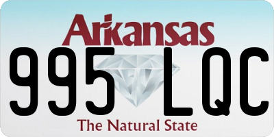 AR license plate 995LQC