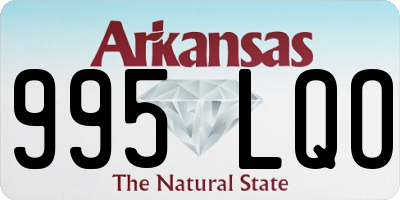 AR license plate 995LQO