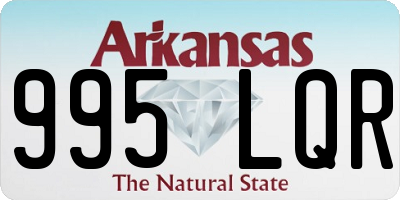 AR license plate 995LQR