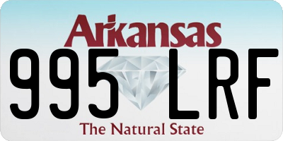AR license plate 995LRF